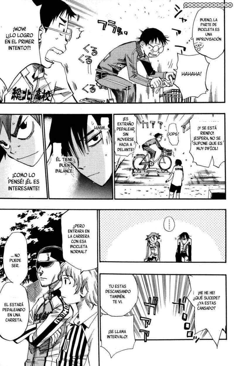 Yowamushi Pedal Capitulo 16: Club de carreras de bicicletas de Soukoku High página 18