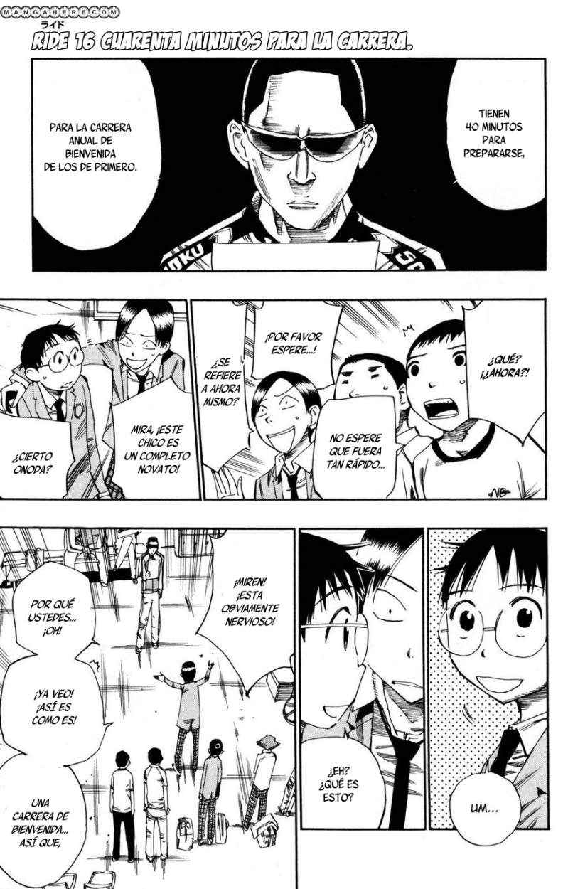 Yowamushi Pedal Capitulo 16: Club de carreras de bicicletas de Soukoku High página 2