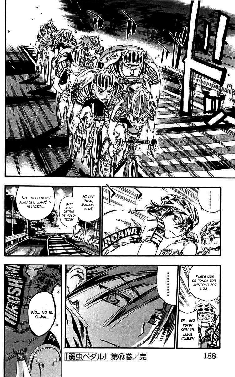 Yowamushi Pedal Capitulo 163: ¡Reunión en el frente! página 16