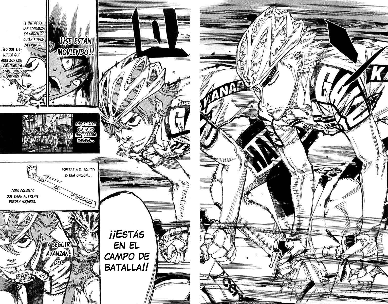 Yowamushi Pedal Capitulo 163: ¡Reunión en el frente! página 9