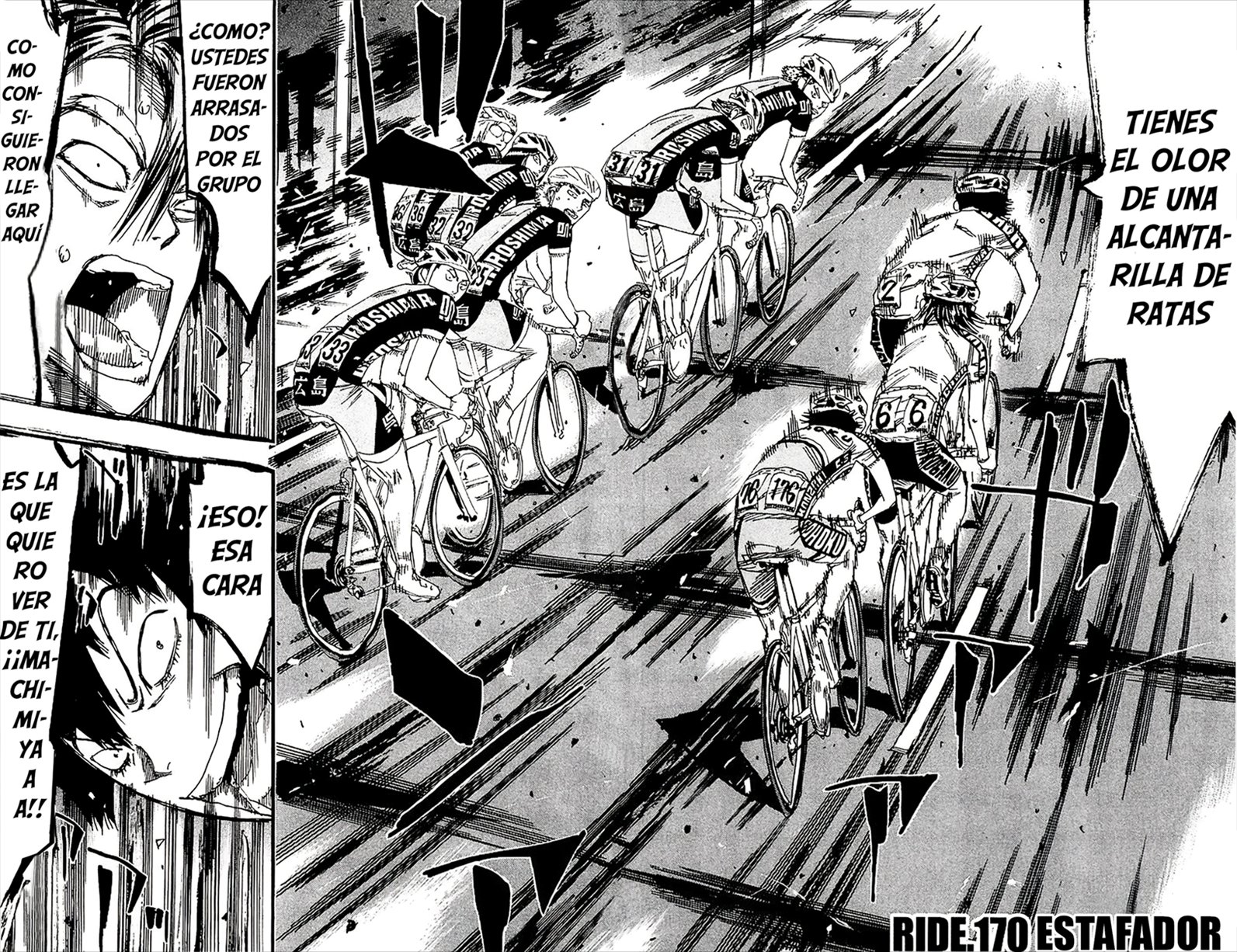 Yowamushi Pedal Capitulo 170: Estafador página 3