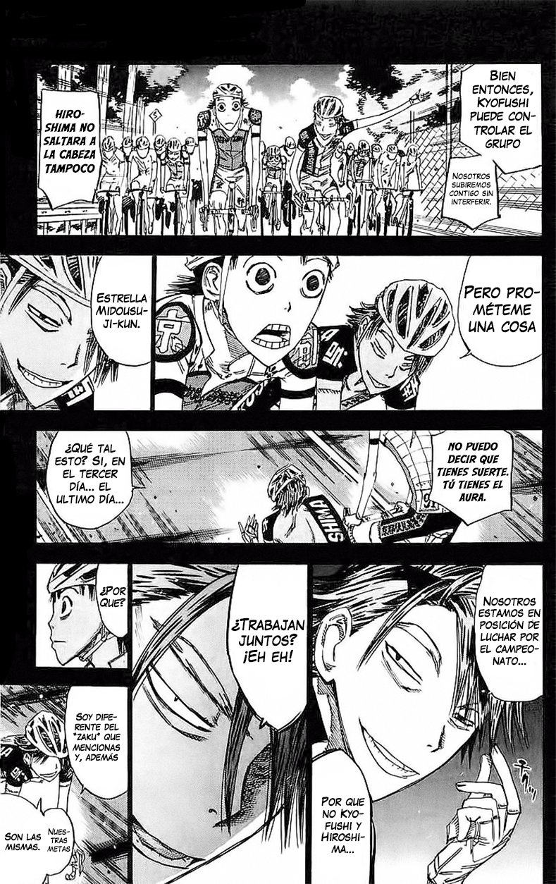 Yowamushi Pedal Capitulo 171: El perro de pelea de Kure página 15