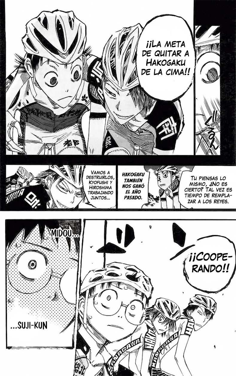 Yowamushi Pedal Capitulo 171: El perro de pelea de Kure página 16