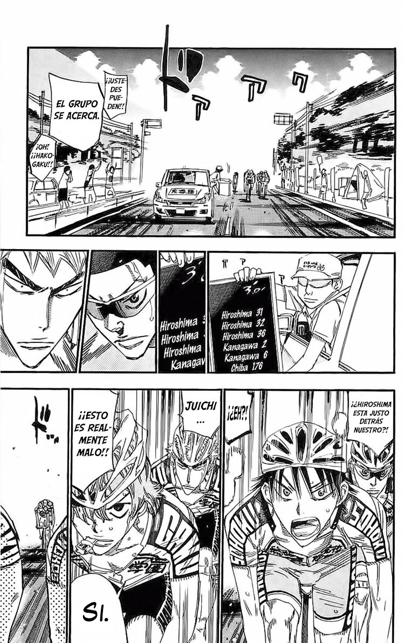 Yowamushi Pedal Capitulo 171: El perro de pelea de Kure página 17
