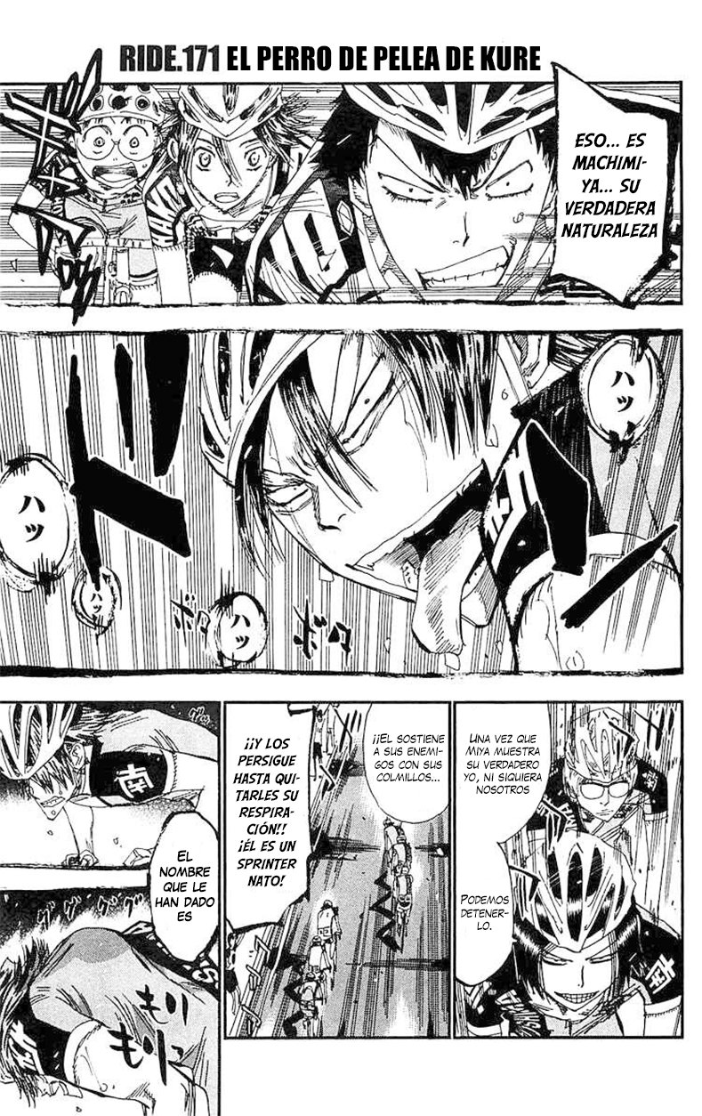 Yowamushi Pedal Capitulo 171: El perro de pelea de Kure página 2