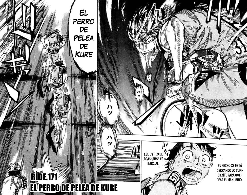 Yowamushi Pedal Capitulo 171: El perro de pelea de Kure página 3