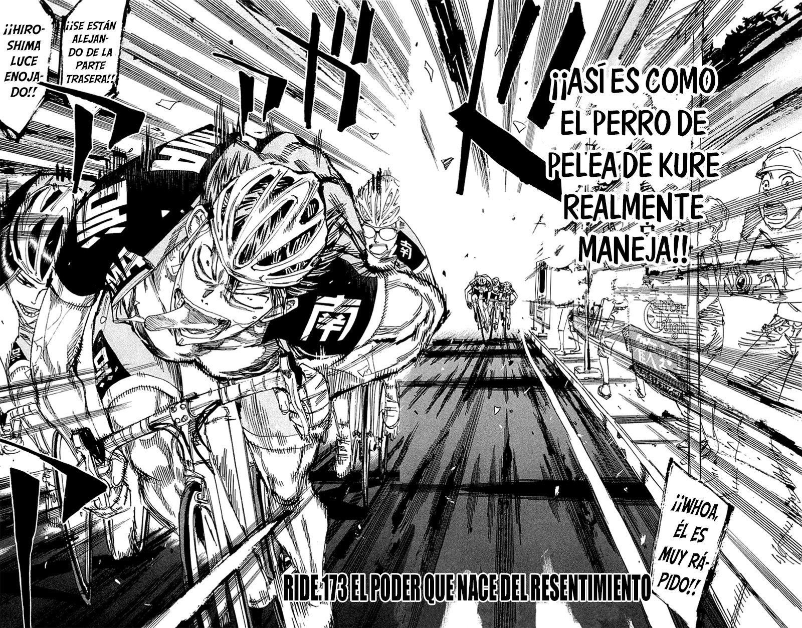 Yowamushi Pedal Capitulo 173: El poder que nace del resentimiento página 7