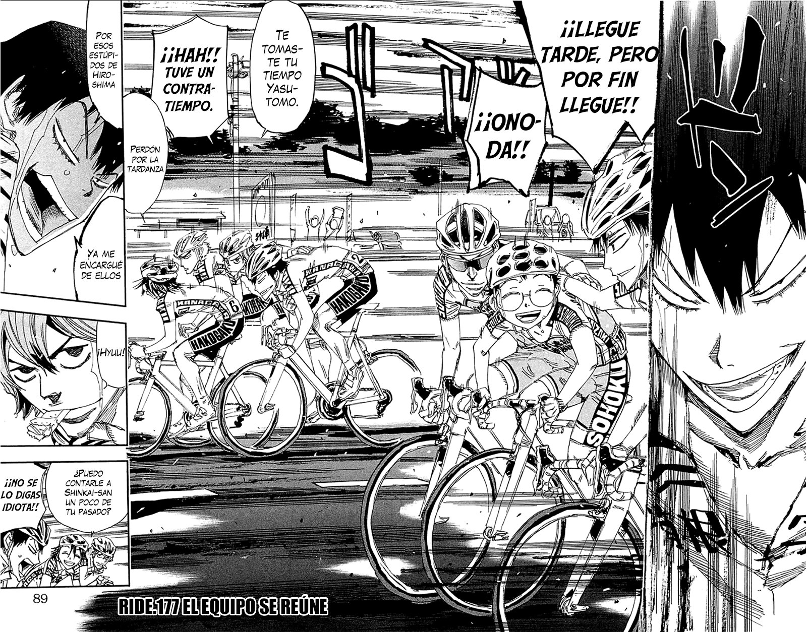 Yowamushi Pedal Capitulo 177: El equipe se reune página 3