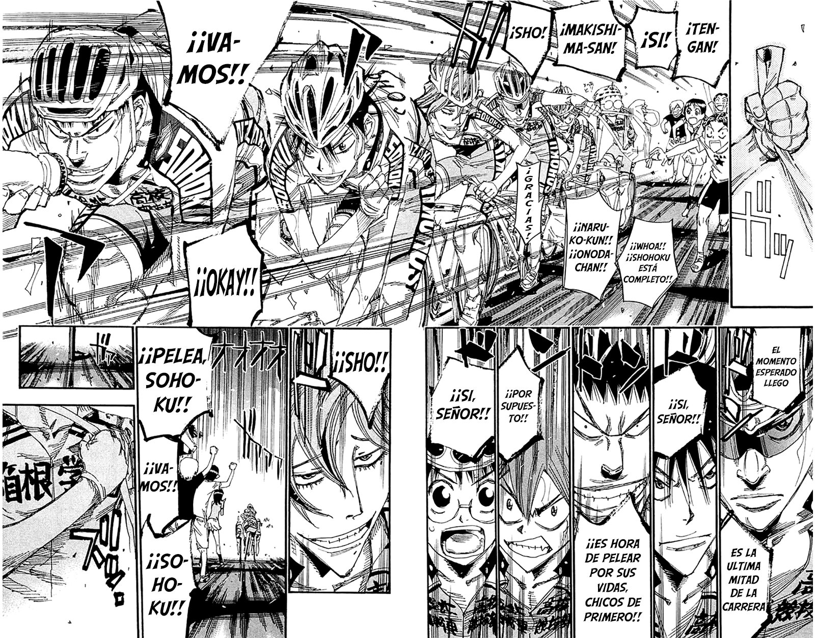 Yowamushi Pedal Capitulo 177: El equipe se reune página 9