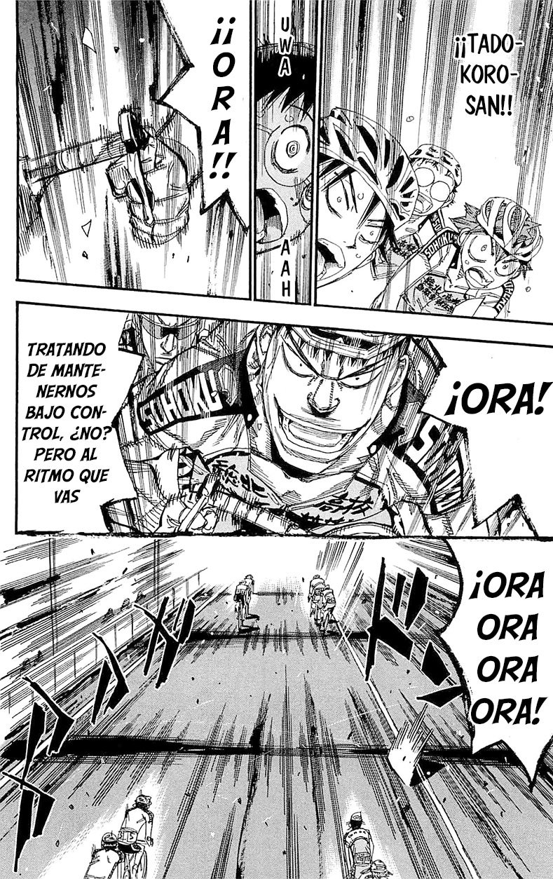 Yowamushi Pedal Capitulo 178: Supervivencia real página 14
