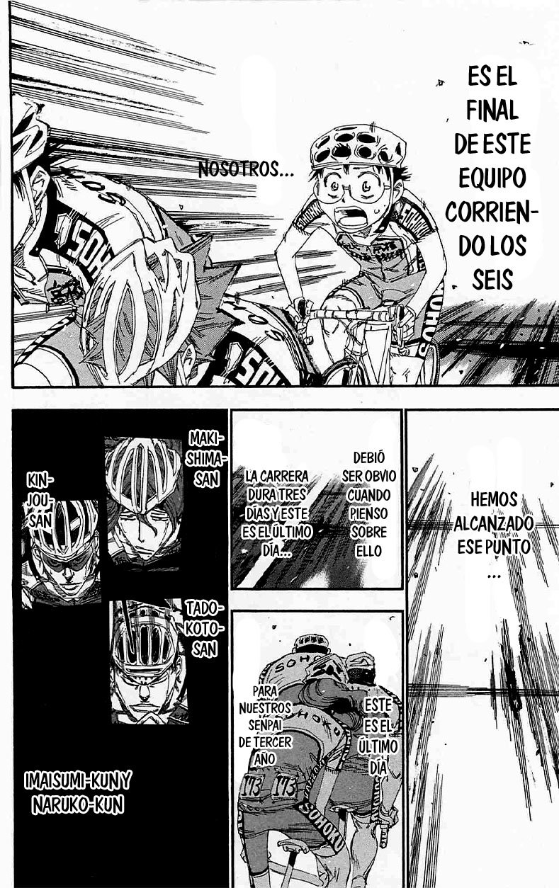 Yowamushi Pedal Capitulo 180: Por una camiseta página 14