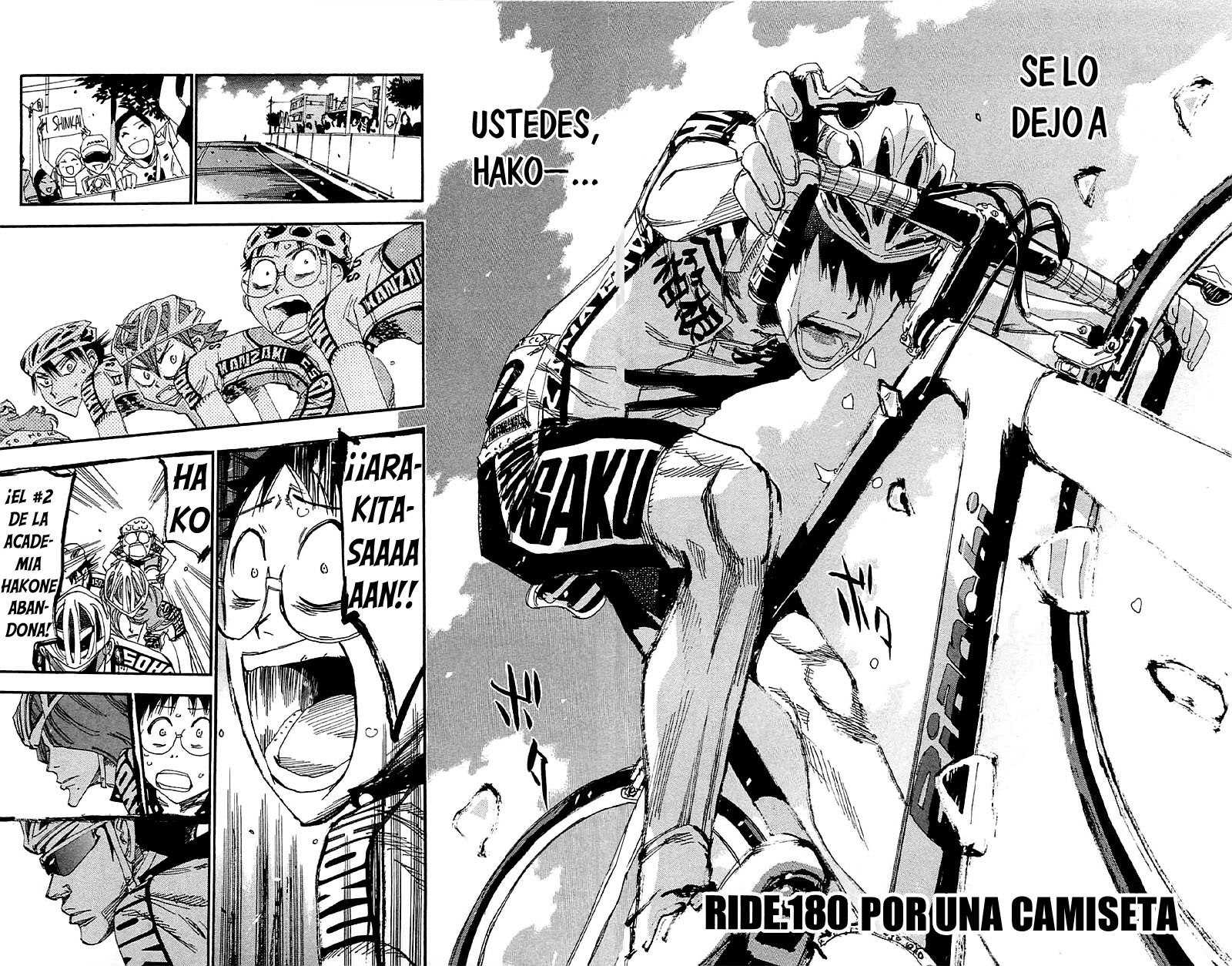 Yowamushi Pedal Capitulo 180: Por una camiseta página 3