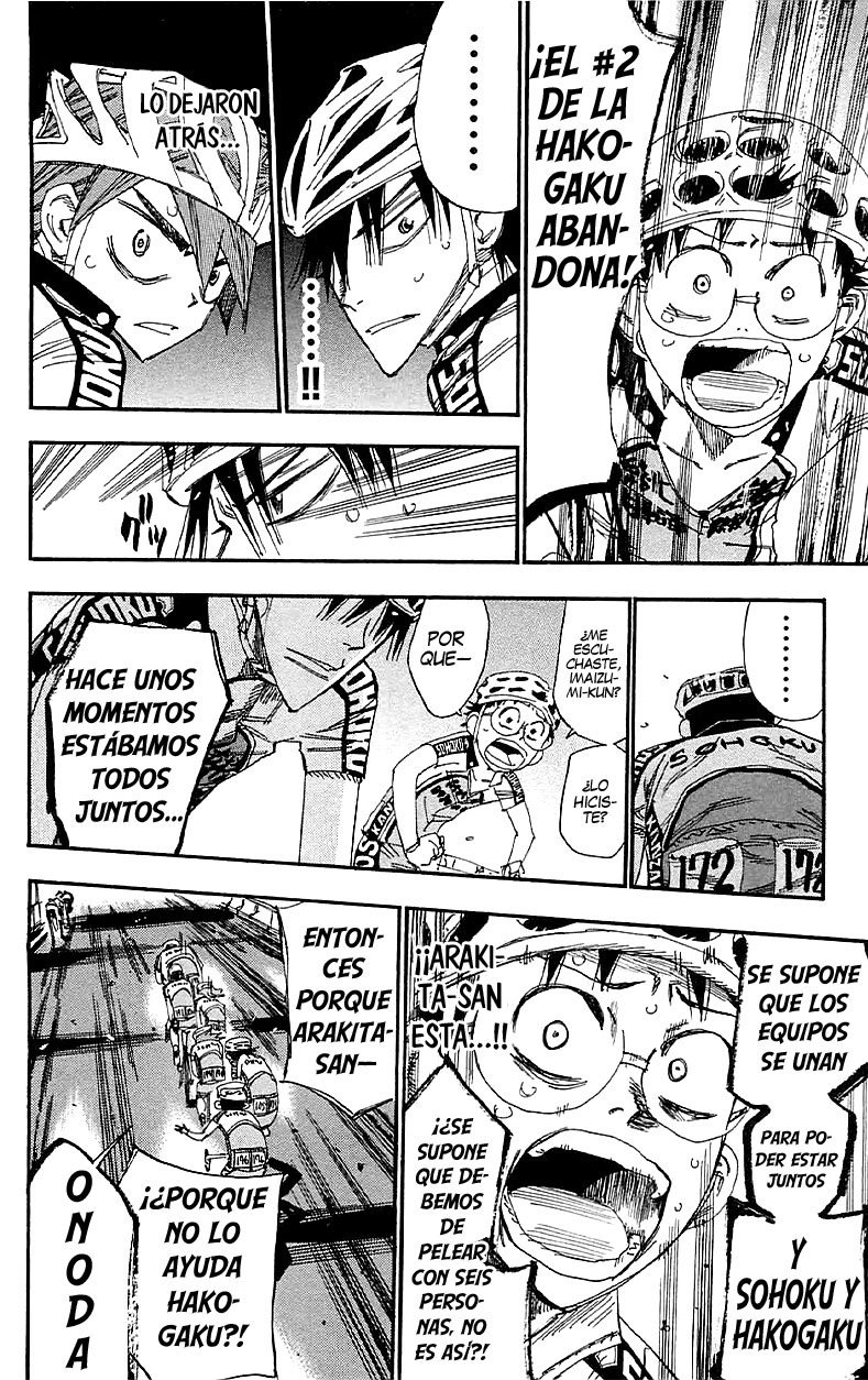 Yowamushi Pedal Capitulo 180: Por una camiseta página 4
