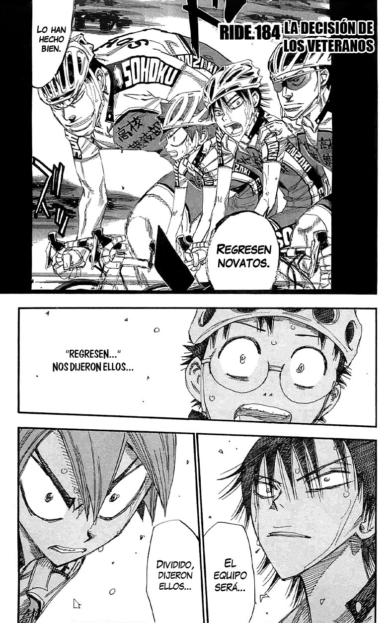 Yowamushi Pedal Capitulo 184: La decisión de los veteranos página 2