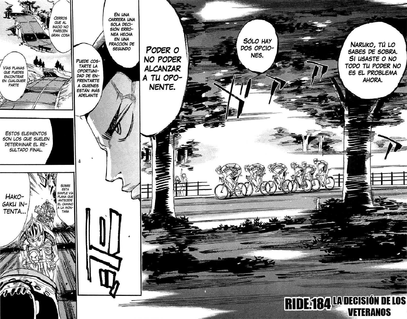 Yowamushi Pedal Capitulo 184: La decisión de los veteranos página 5