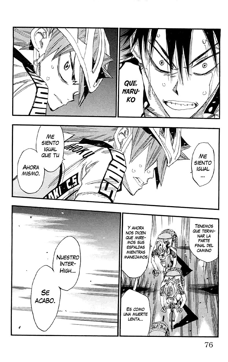 Yowamushi Pedal Capitulo 185: Sus espaldas página 10