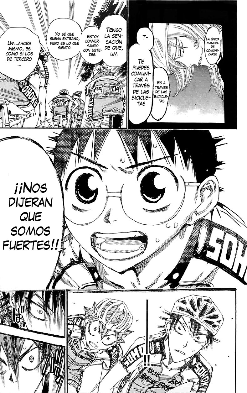 Yowamushi Pedal Capitulo 185: Sus espaldas página 14