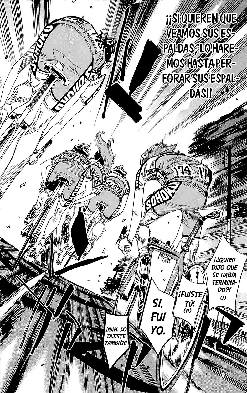 Yowamushi Pedal Capitulo 185: Sus espaldas página 16