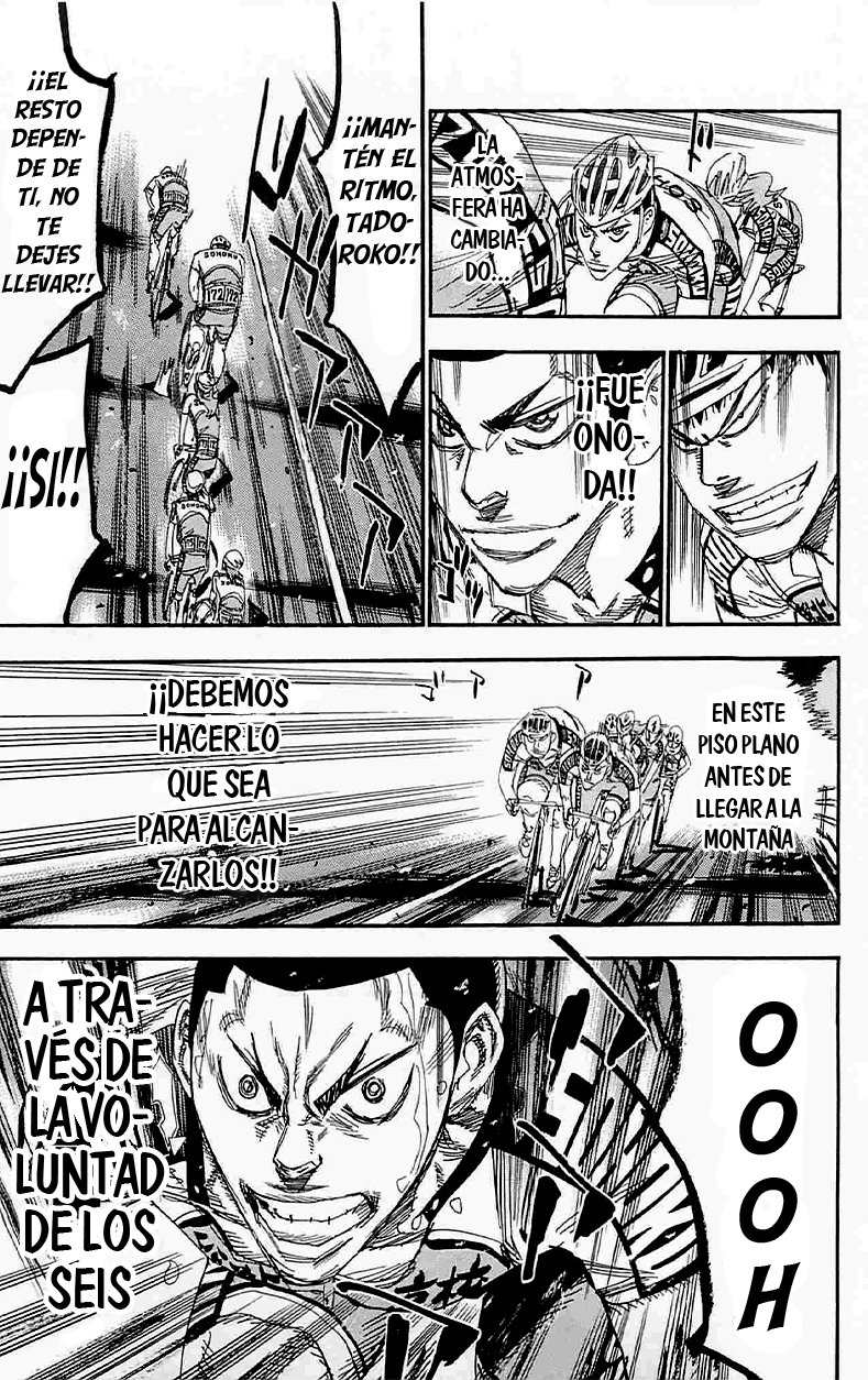 Yowamushi Pedal Capitulo 185: Sus espaldas página 17