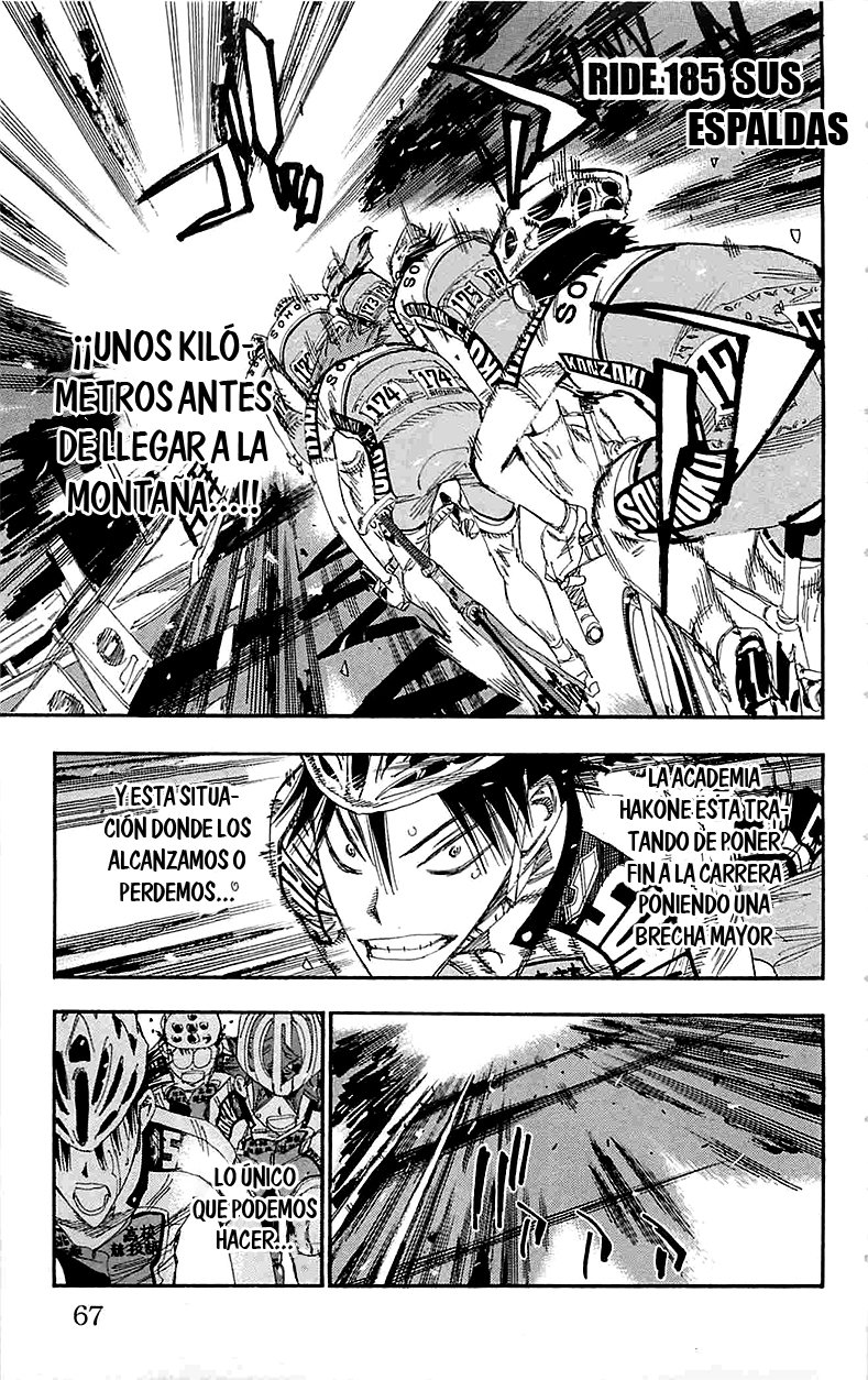 Yowamushi Pedal Capitulo 185: Sus espaldas página 2