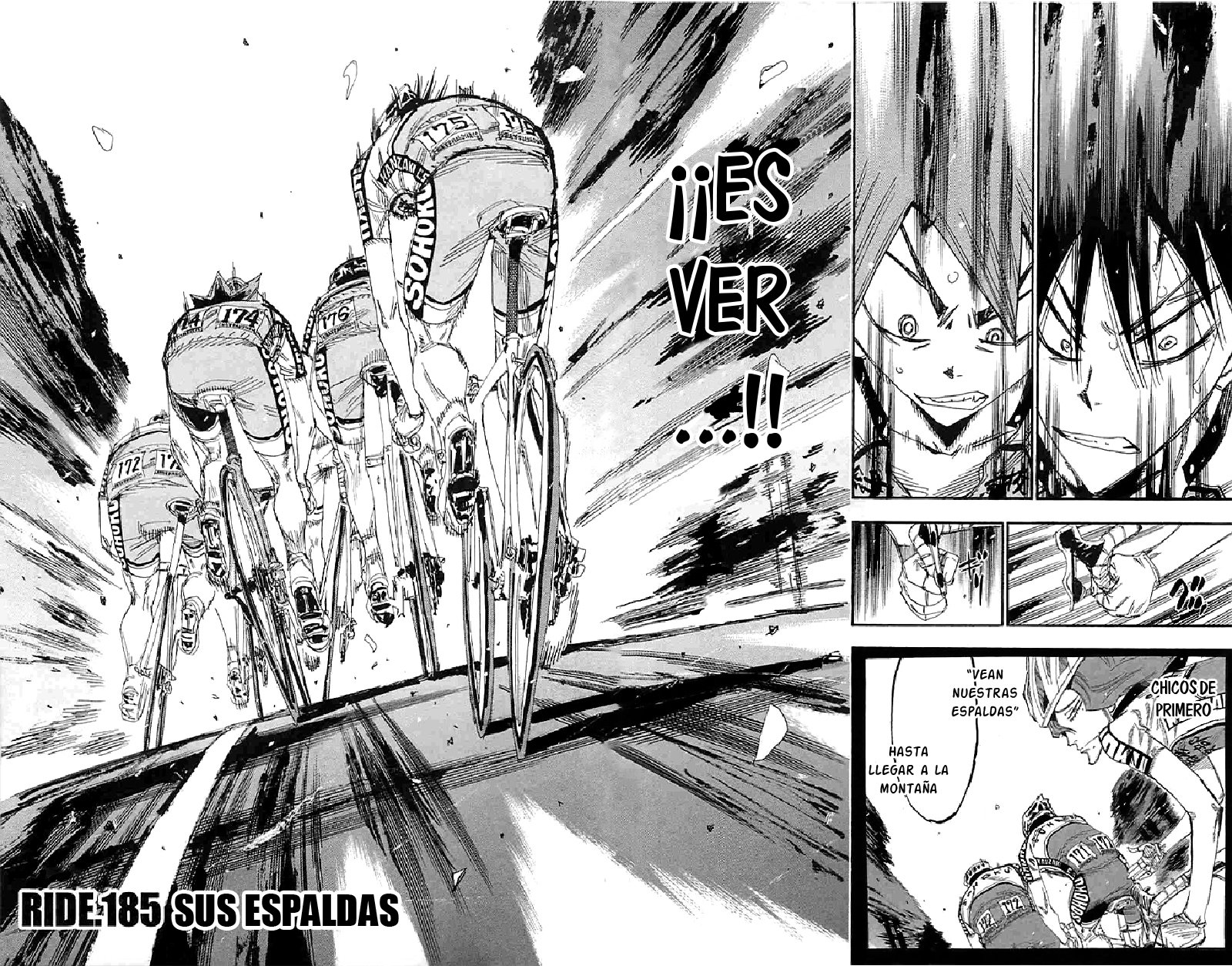 Yowamushi Pedal Capitulo 185: Sus espaldas página 3