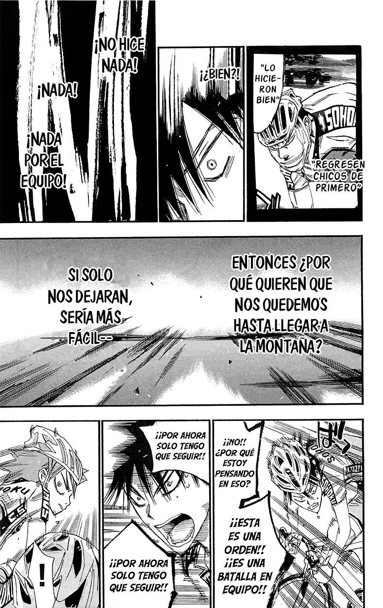 Yowamushi Pedal Capitulo 185: Sus espaldas página 9
