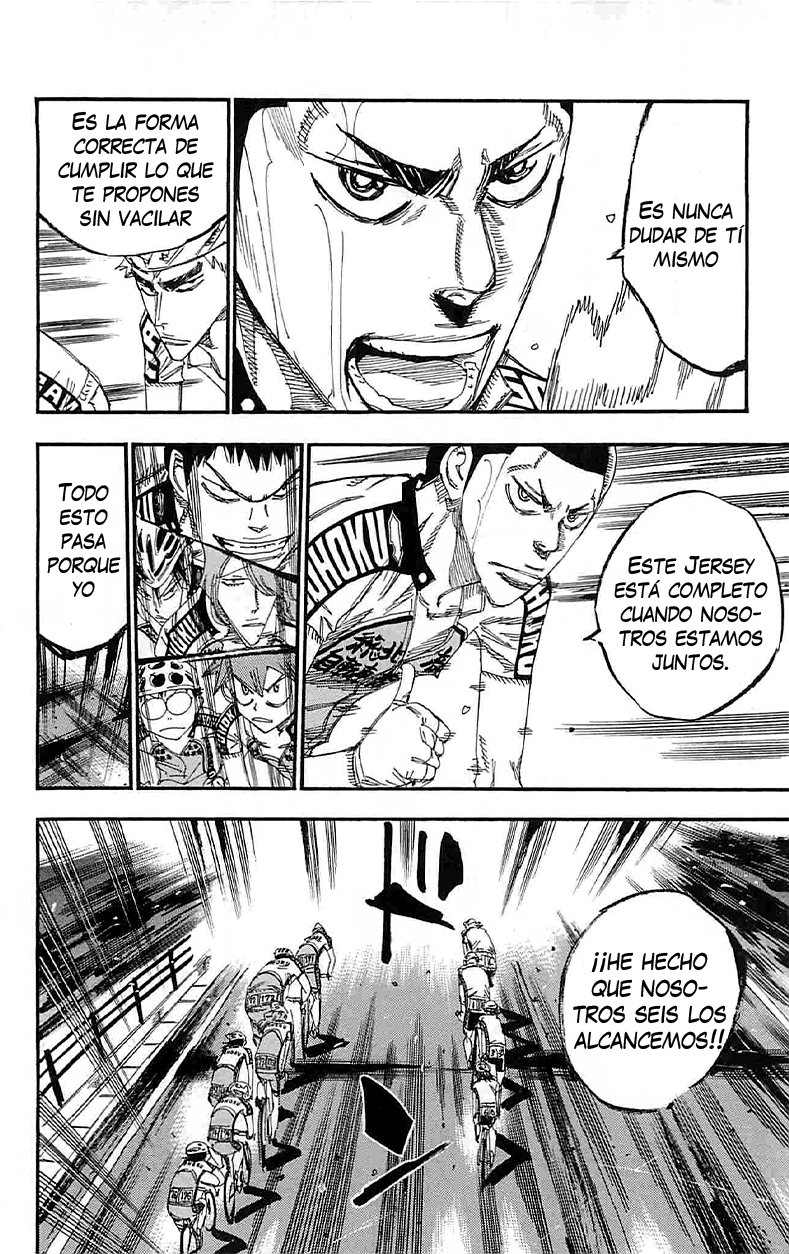 Yowamushi Pedal Capitulo 186: Los seis se alinean página 14