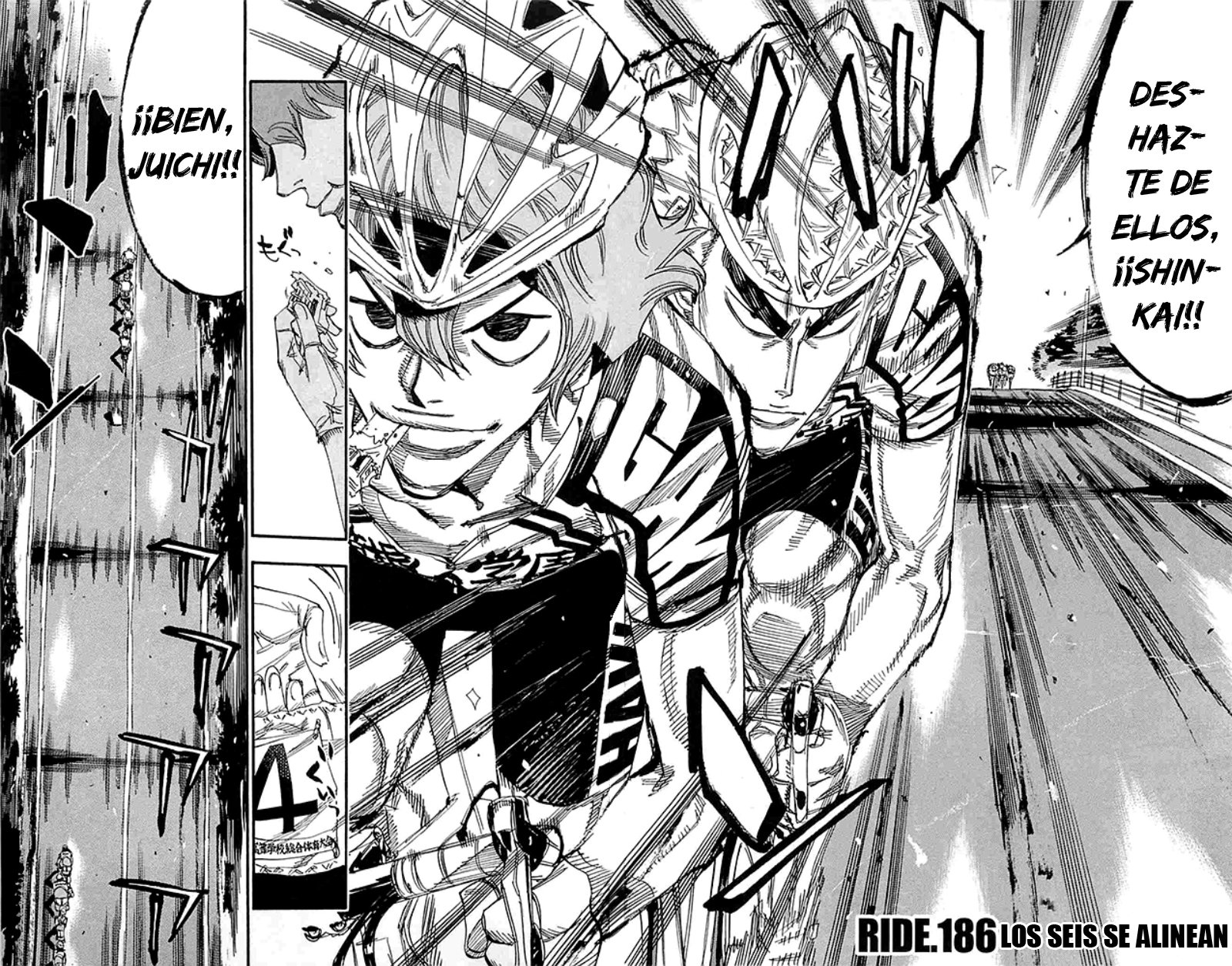 Yowamushi Pedal Capitulo 186: Los seis se alinean página 3