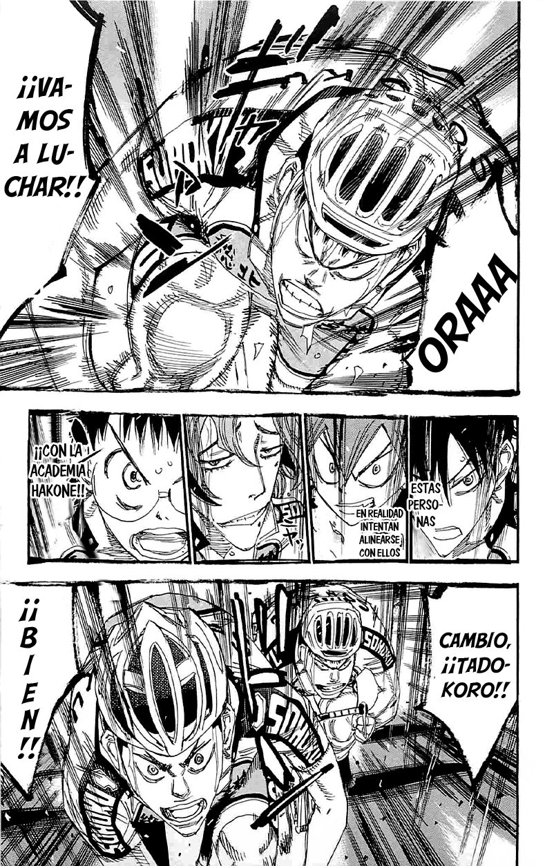 Yowamushi Pedal Capitulo 186: Los seis se alinean página 6