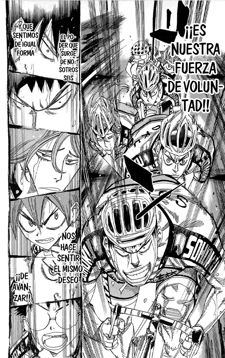Yowamushi Pedal Capitulo 186: Los seis se alinean página 9