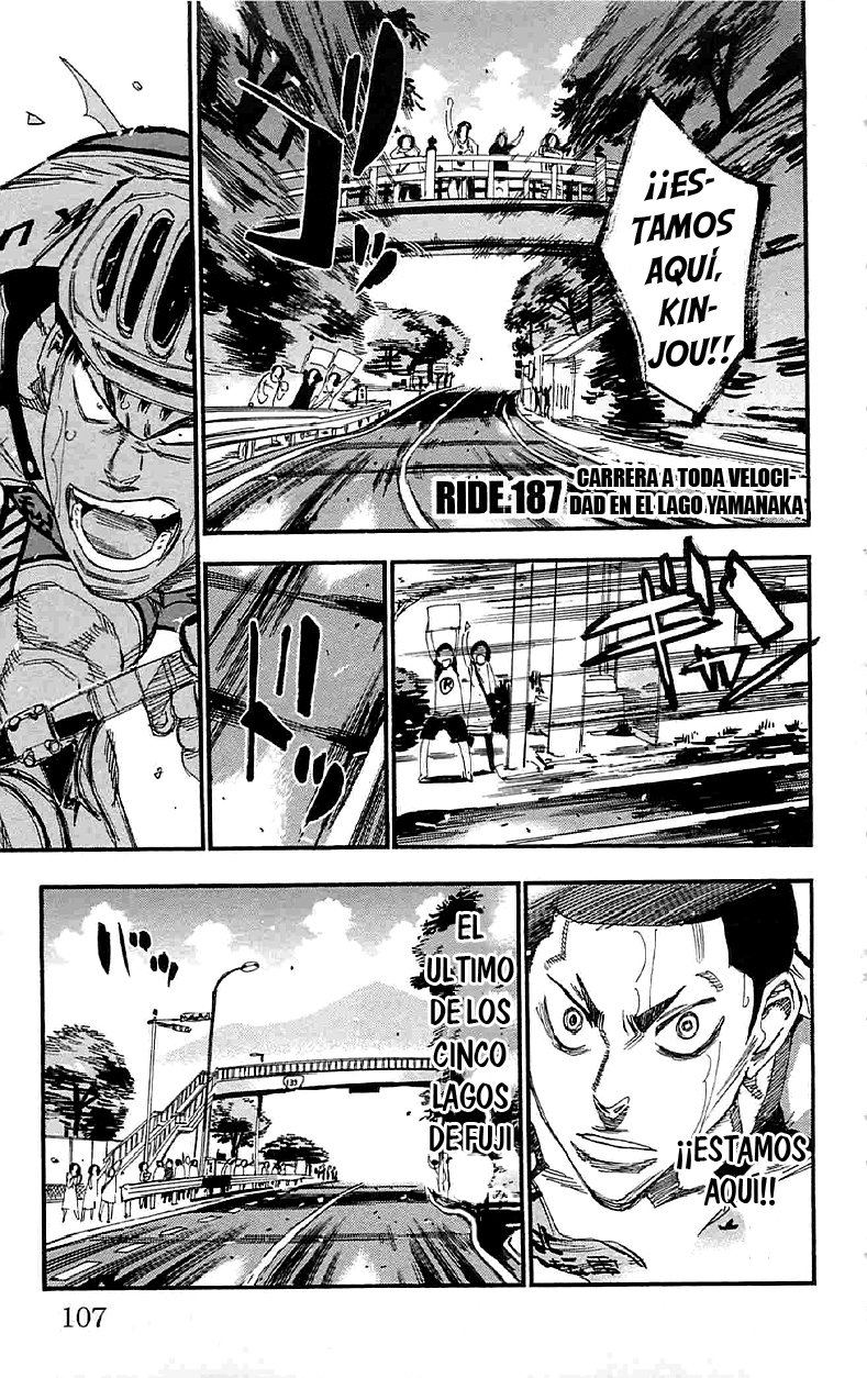Yowamushi Pedal Capitulo 187: Carrera a toda velocidad en el lago Yamanaka página 2