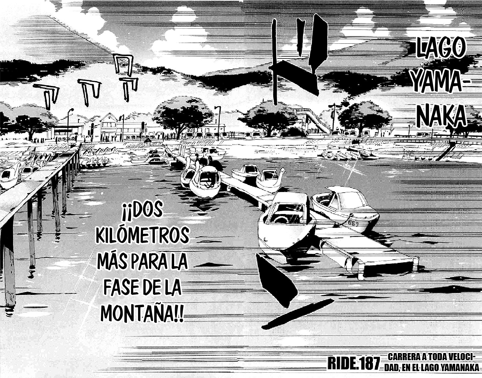 Yowamushi Pedal Capitulo 187: Carrera a toda velocidad en el lago Yamanaka página 3