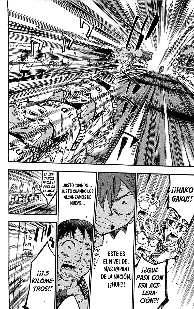 Yowamushi Pedal Capitulo 187: Carrera a toda velocidad en el lago Yamanaka página 6