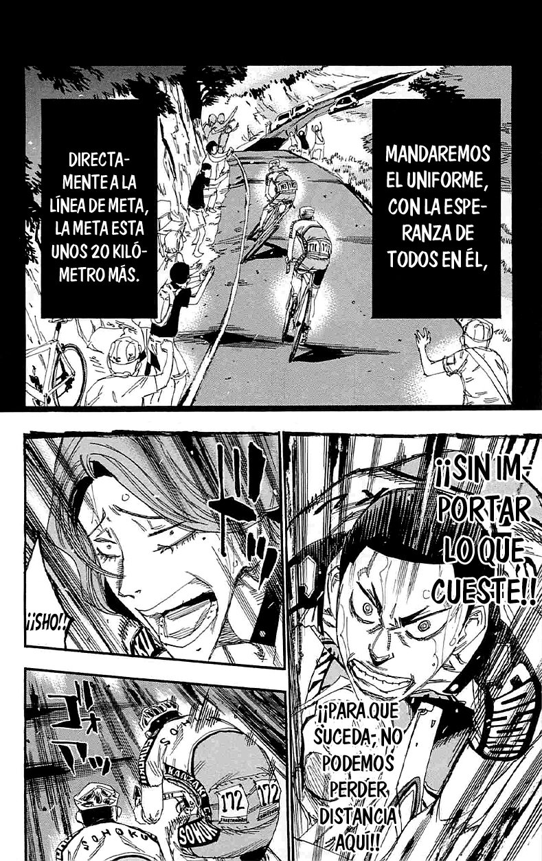 Yowamushi Pedal Capitulo 187: Carrera a toda velocidad en el lago Yamanaka página 8