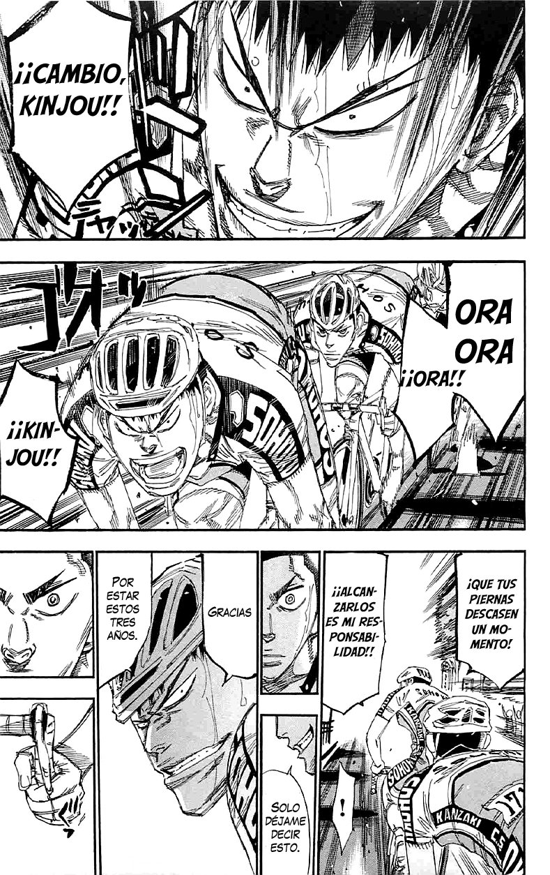 Yowamushi Pedal Capitulo 187: Carrera a toda velocidad en el lago Yamanaka página 9