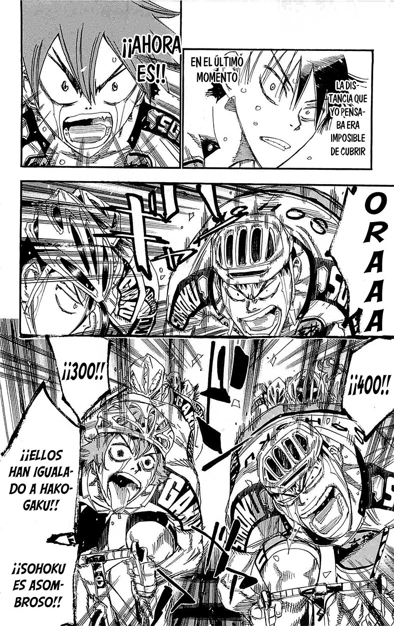 Yowamushi Pedal Capitulo 188: El ultimo Sprint de Tadokoro página 10