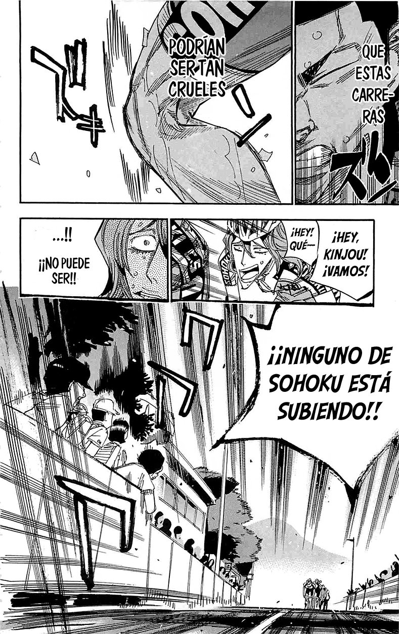 Yowamushi Pedal Capitulo 188: El ultimo Sprint de Tadokoro página 18