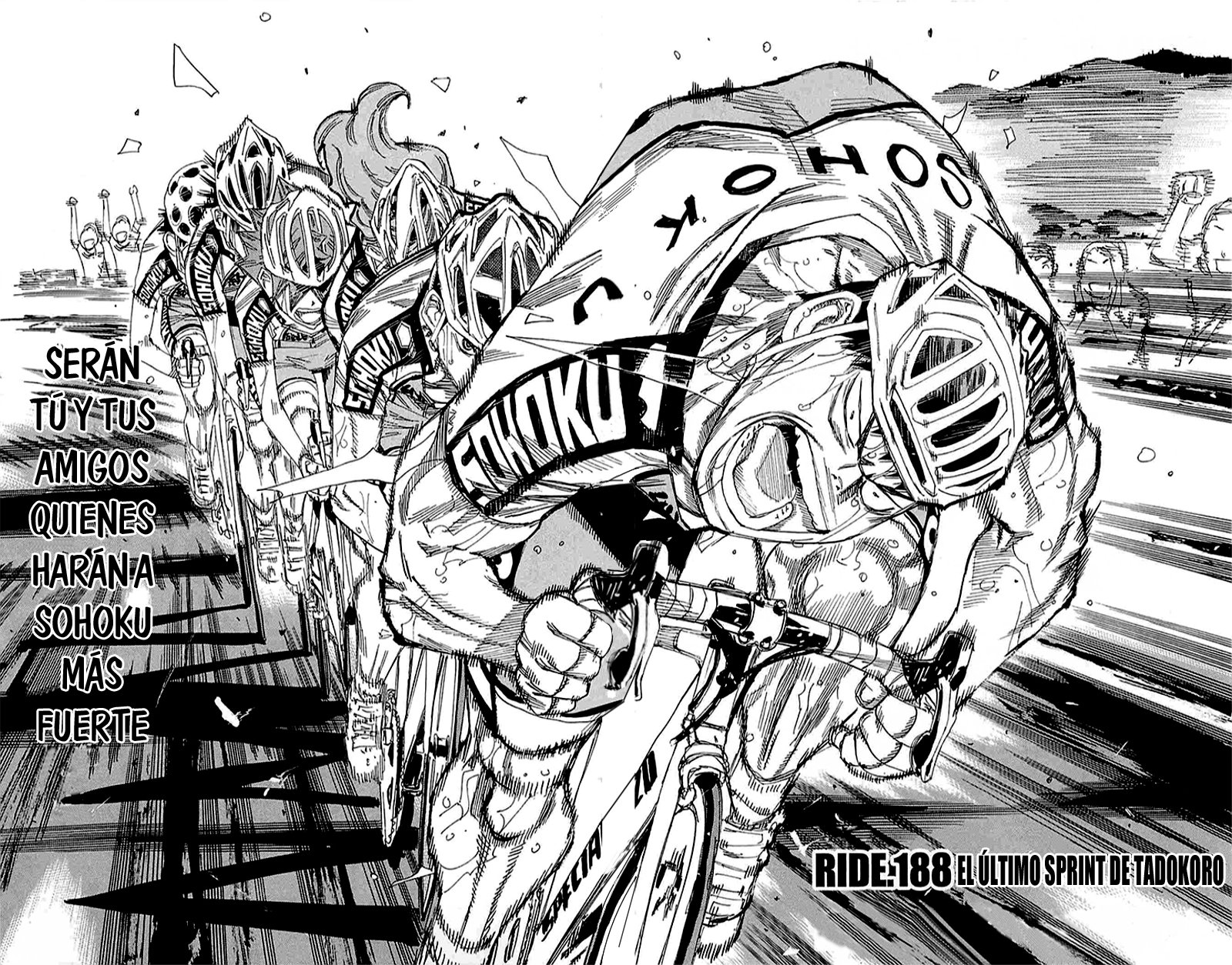 Yowamushi Pedal Capitulo 188: El ultimo Sprint de Tadokoro página 3