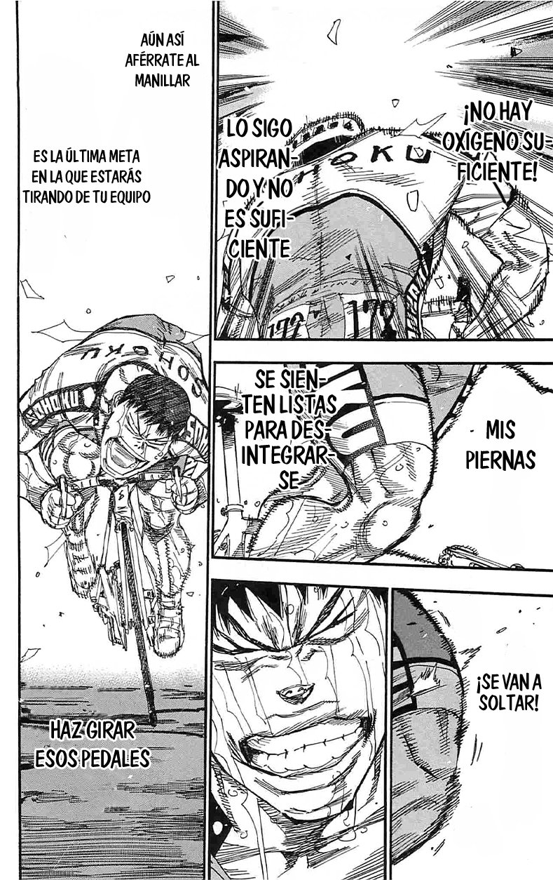 Yowamushi Pedal Capitulo 188: El ultimo Sprint de Tadokoro página 6