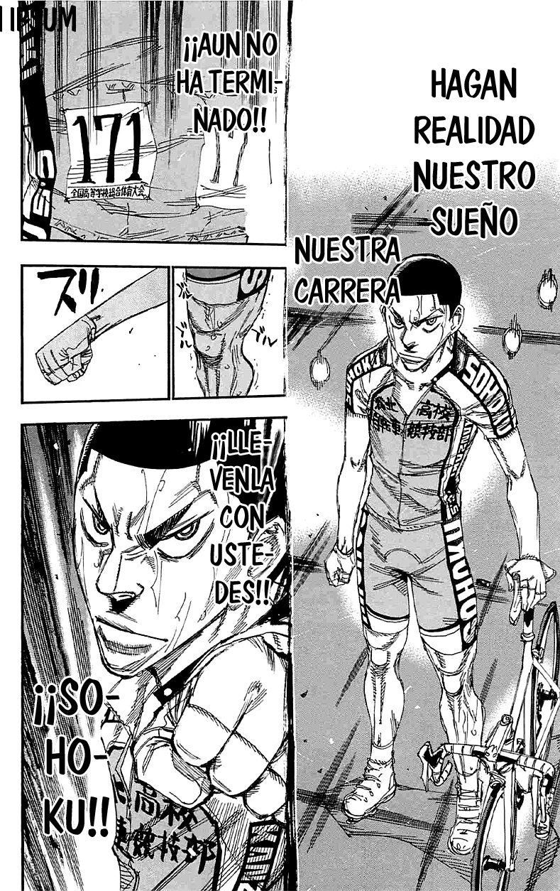 Yowamushi Pedal Capitulo 190: La ultima orden página 14