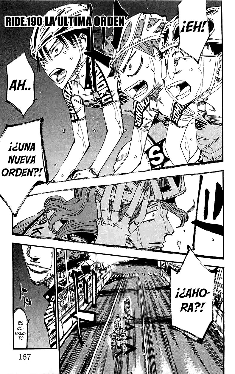 Yowamushi Pedal Capitulo 190: La ultima orden página 2