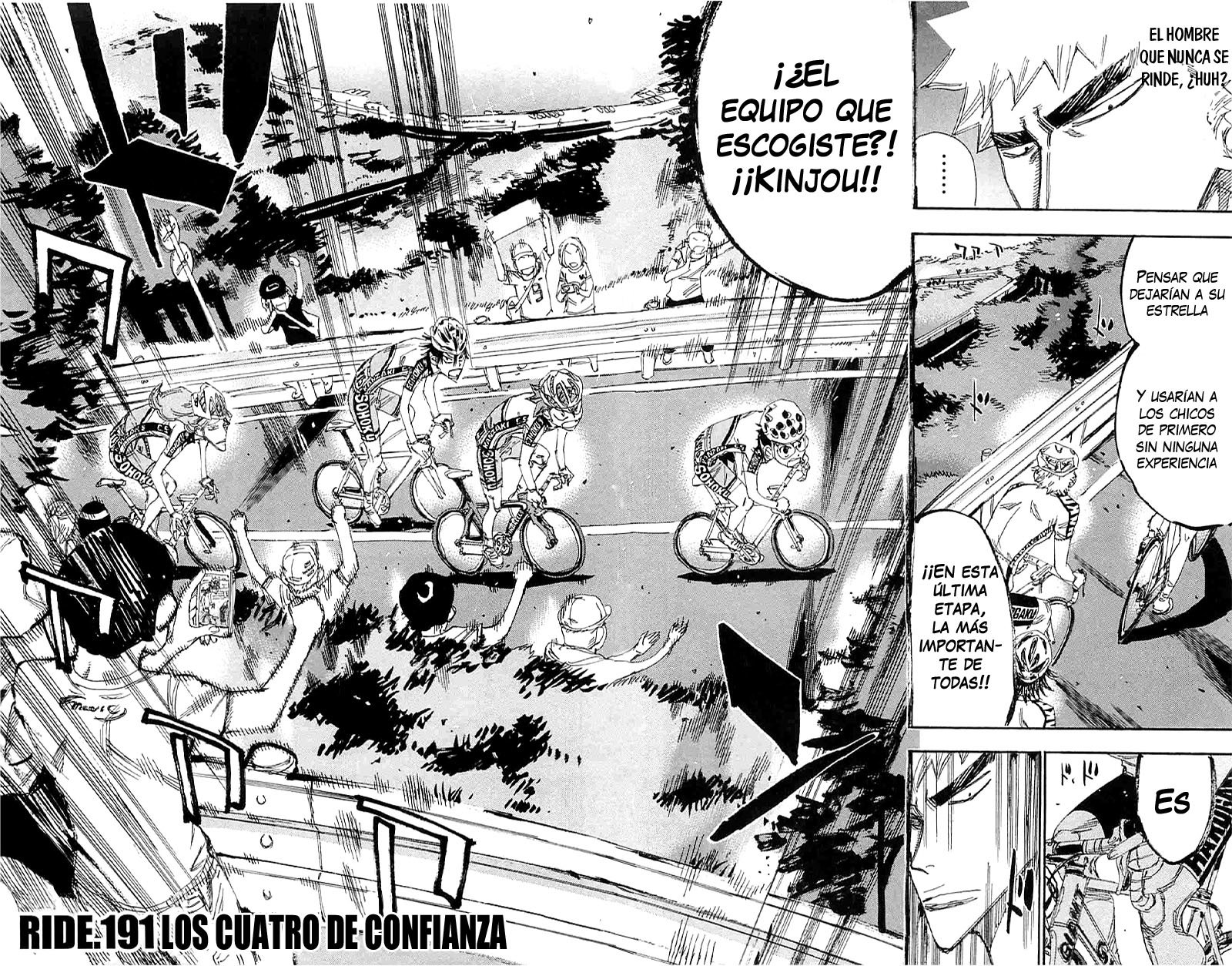 Yowamushi Pedal Capitulo 191: ¡¡CAZA!! página 10