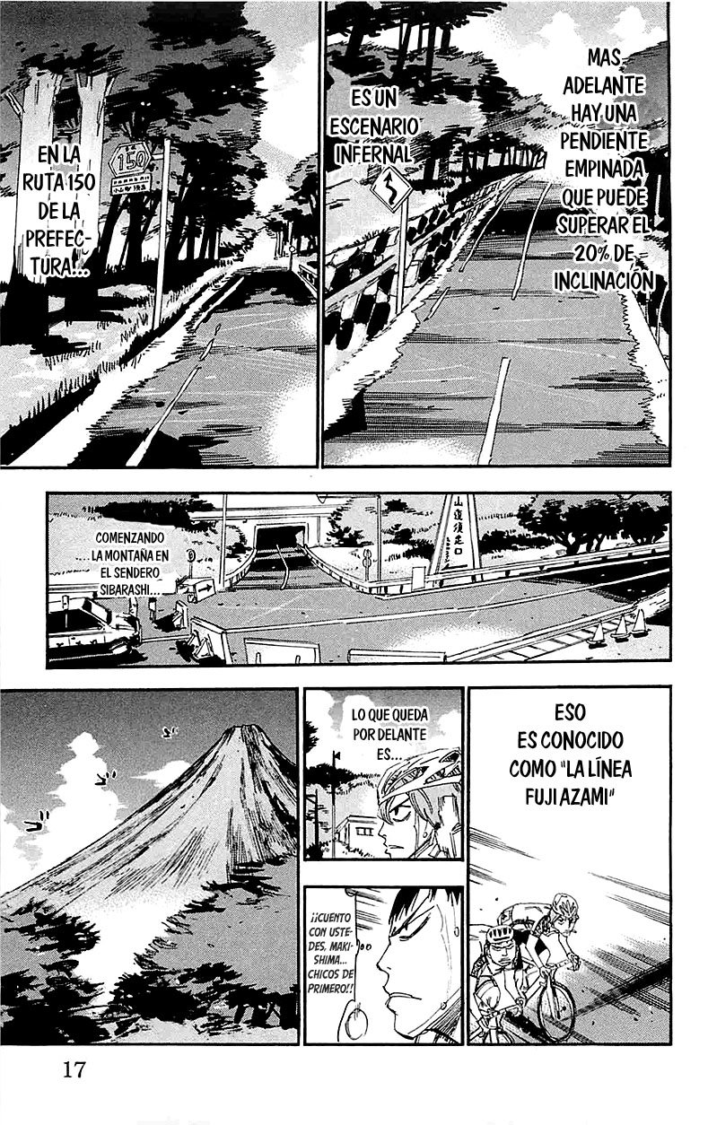 Yowamushi Pedal Capitulo 191: ¡¡CAZA!! página 16