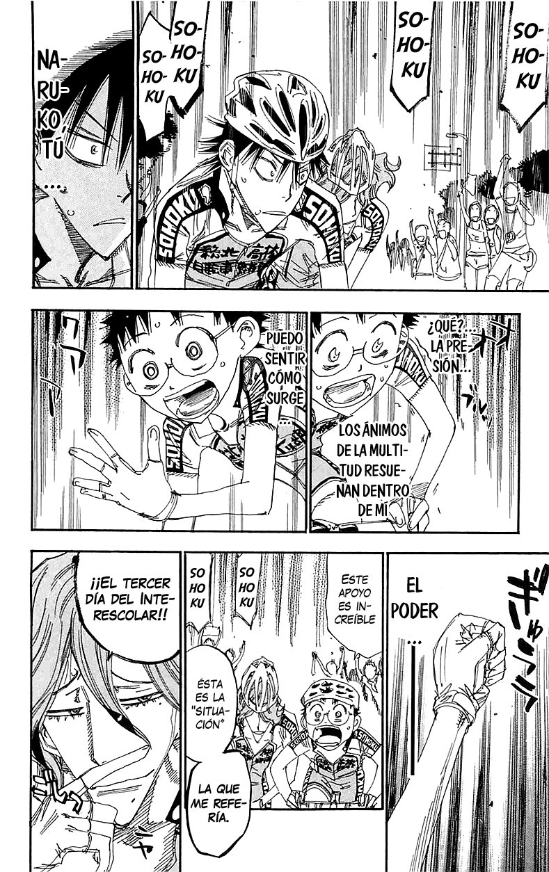 Yowamushi Pedal Capitulo 192: El auténtico valor de Naruko página 14