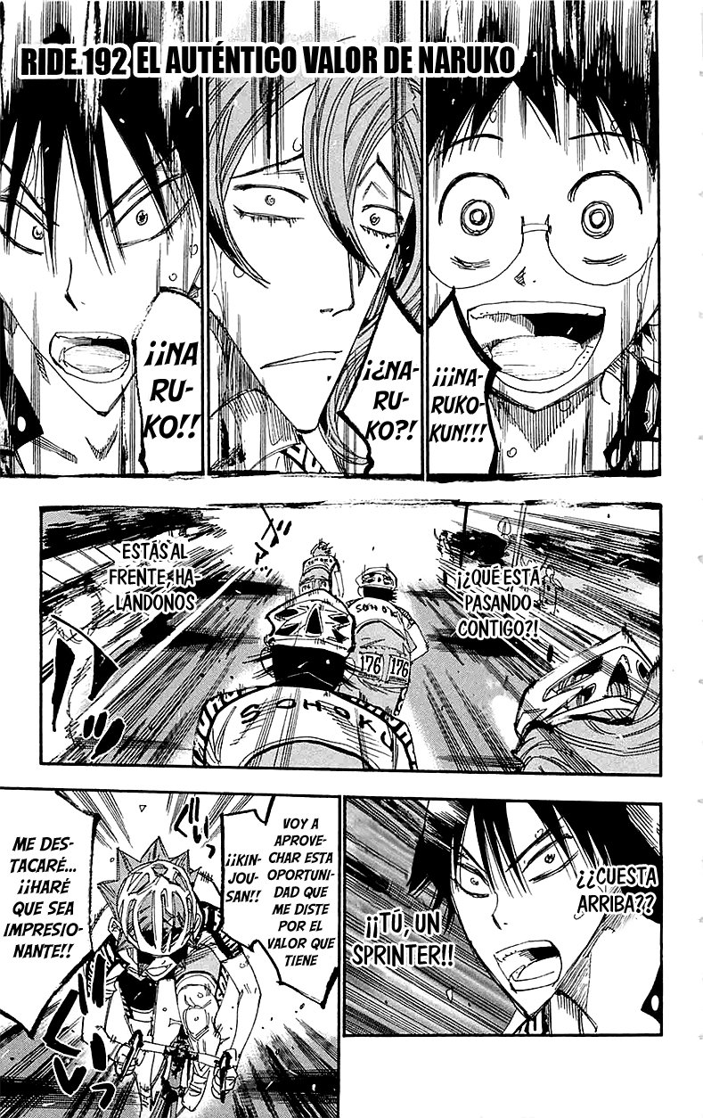 Yowamushi Pedal Capitulo 192: El auténtico valor de Naruko página 2