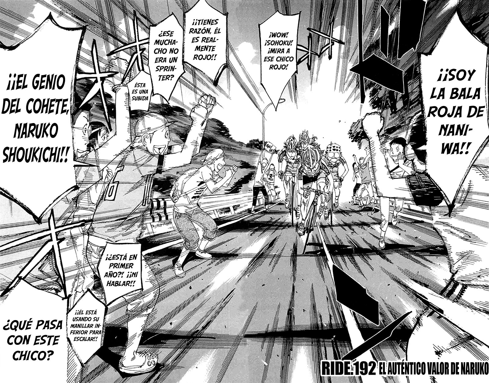 Yowamushi Pedal Capitulo 192: El auténtico valor de Naruko página 3