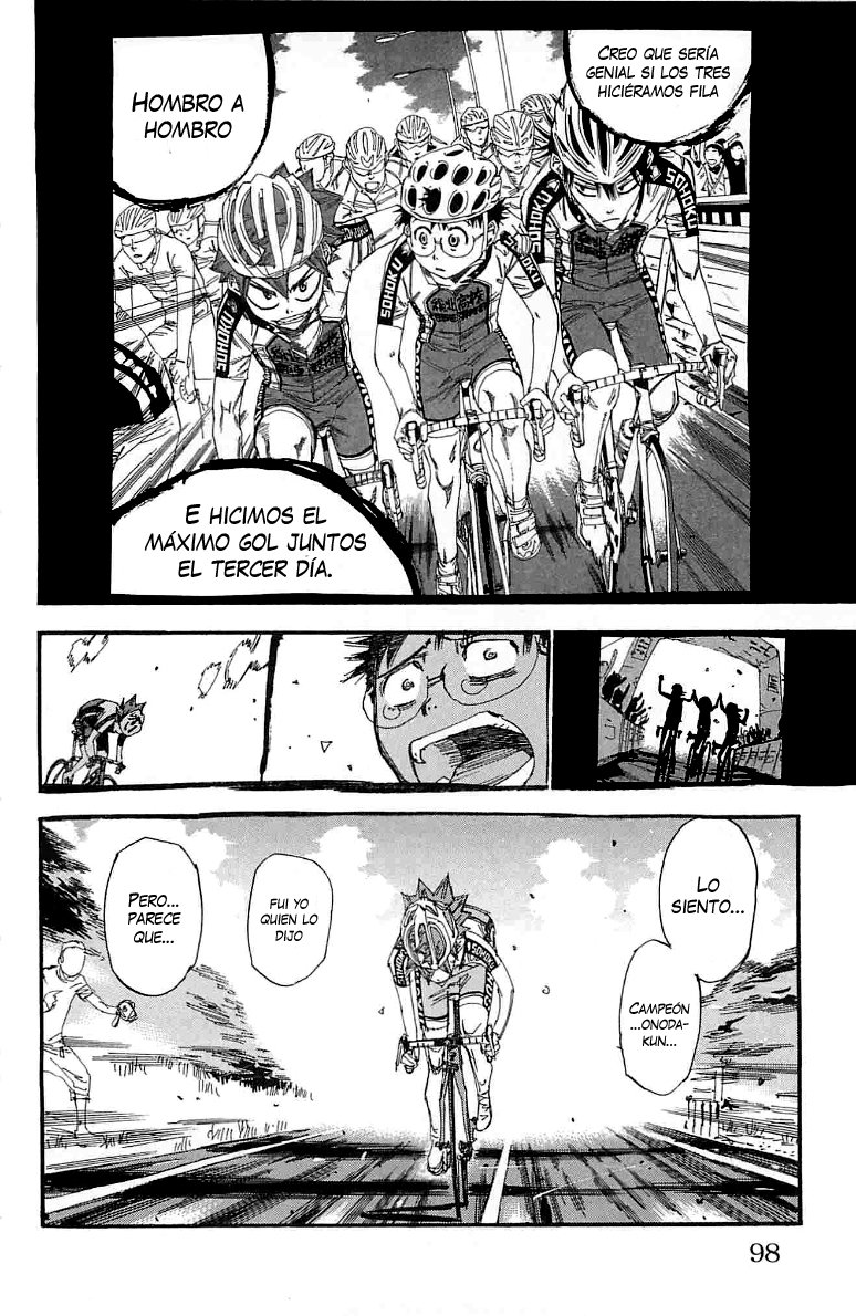 Yowamushi Pedal Capitulo 195: El hombre que cumplió con su deber página 8