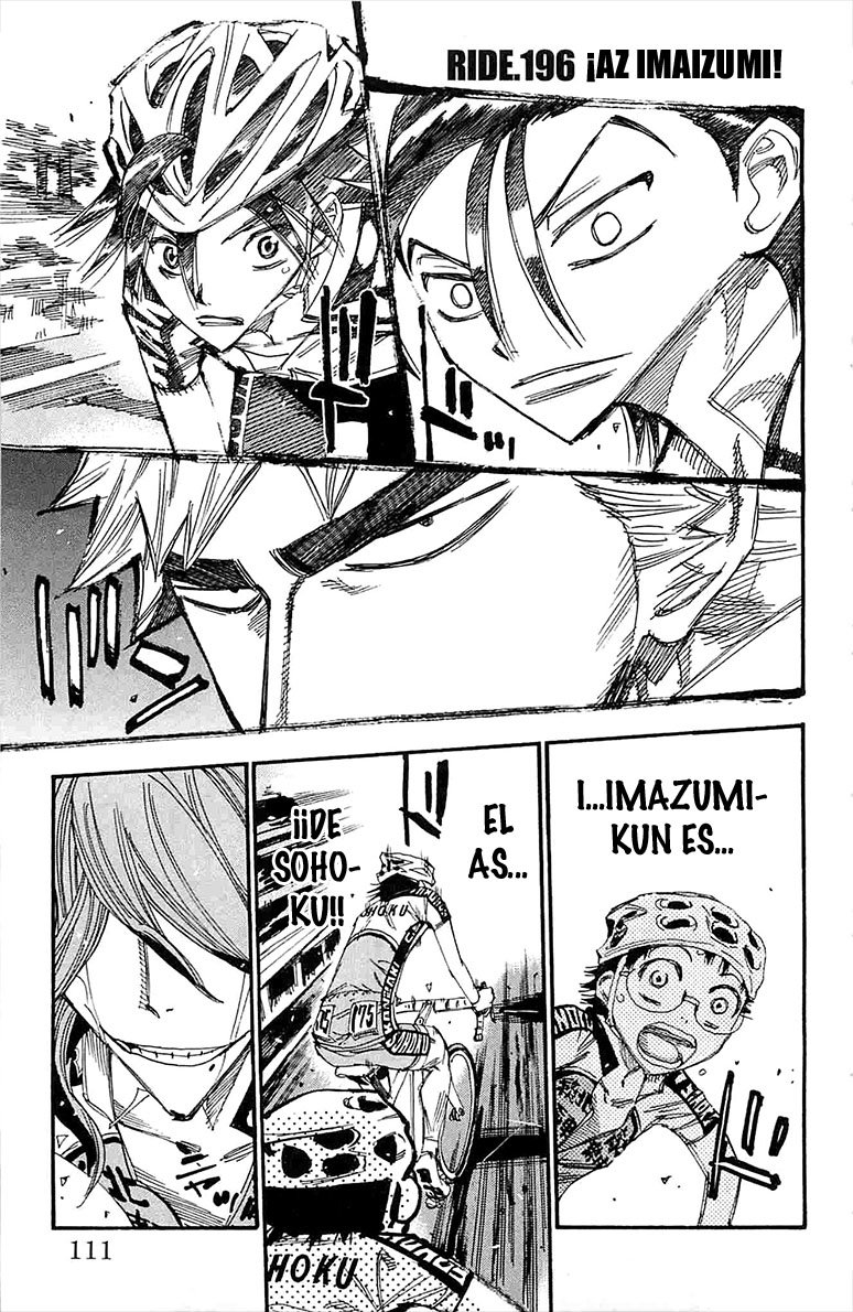 Yowamushi Pedal Capitulo 196: ¡El As Imaizumi! página 2