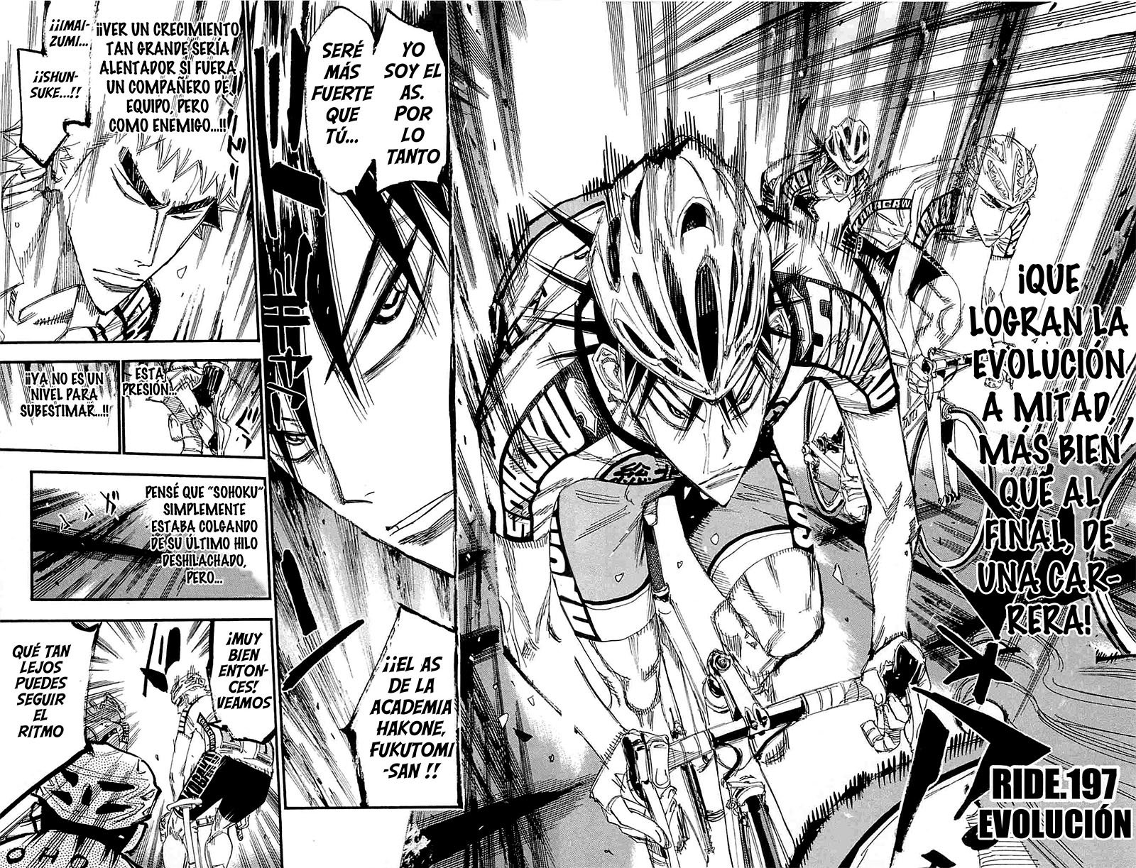 Yowamushi Pedal Capitulo 197: Evolución página 3
