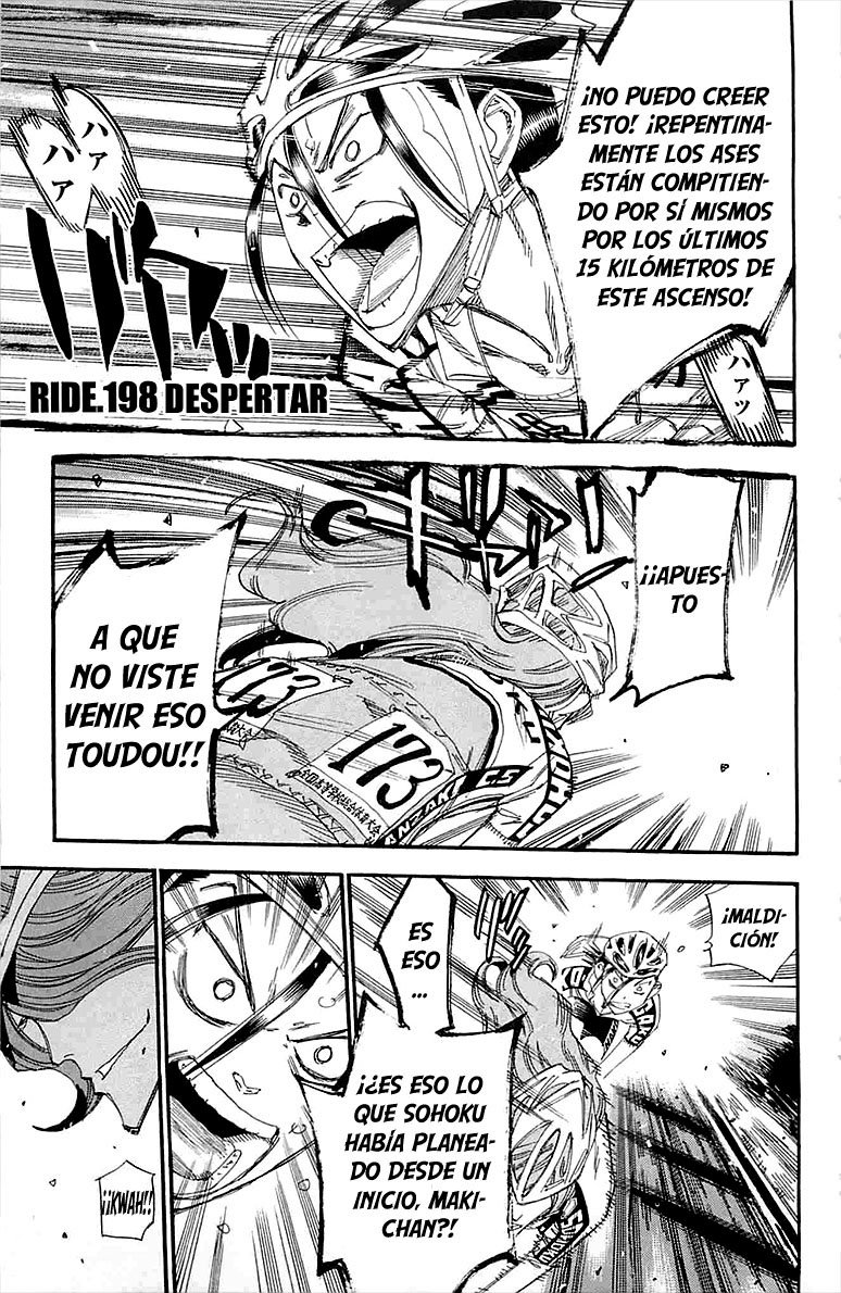Yowamushi Pedal Capitulo 198: Despertar página 2